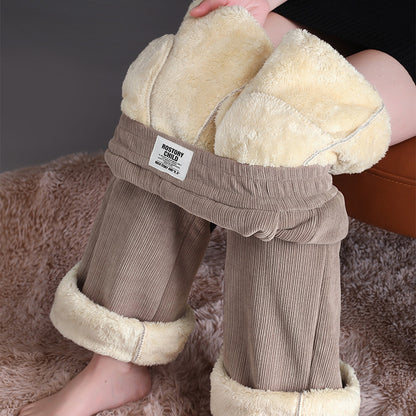 New Warm Wide-Leg Pants – Perfect for Cold Weather + 5 Pairs Free Winter Socks